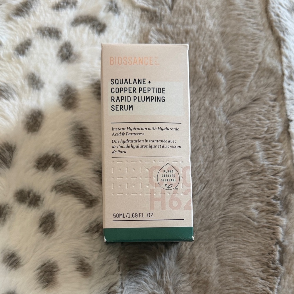 Biossance Squalane + Copper Peptide Rapid Plumping Serum